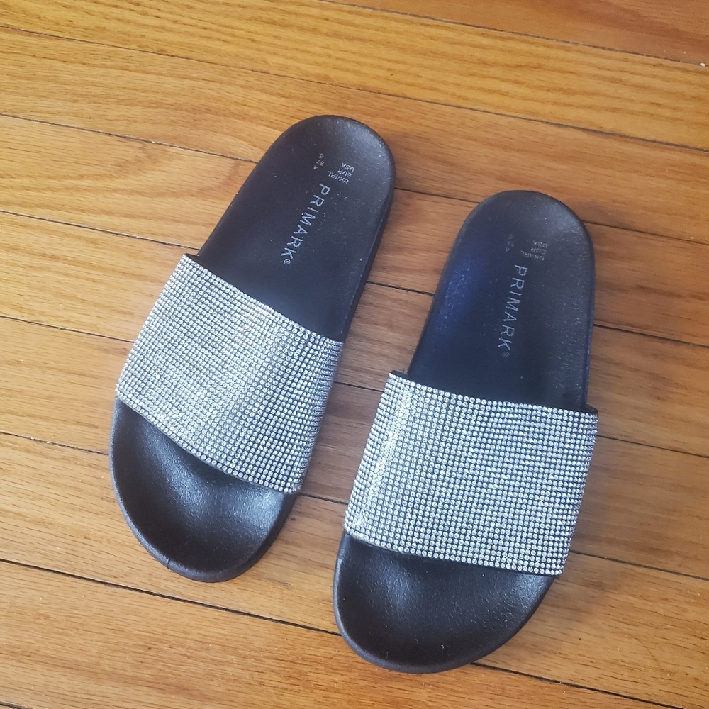 Primark rhinestone slides